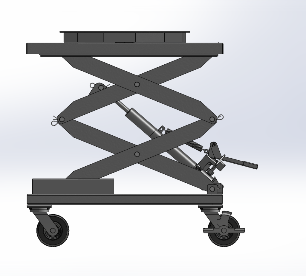 Material handling carts