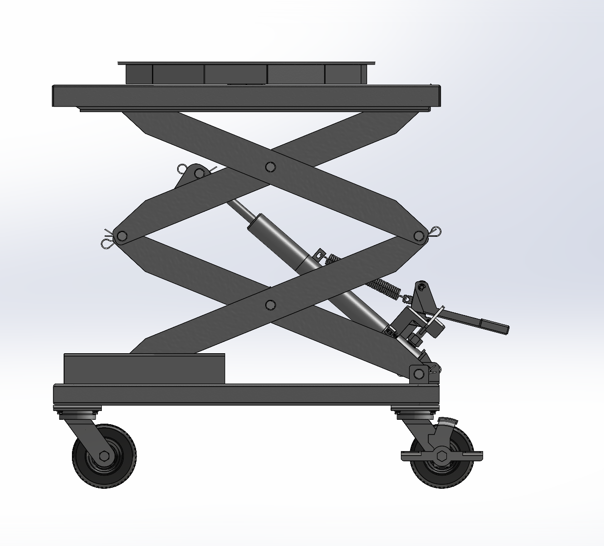 Custom Material Handling Carts Ameritex Fabrication